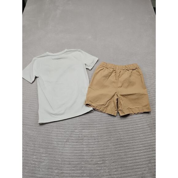 Tommy Bahama Shirt Carribean Joe Shorts Boys 7/8 Elastic Waist - Picture 7 of 8